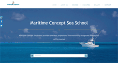 Desktop Screenshot of maritimeconcept-seaschool.com